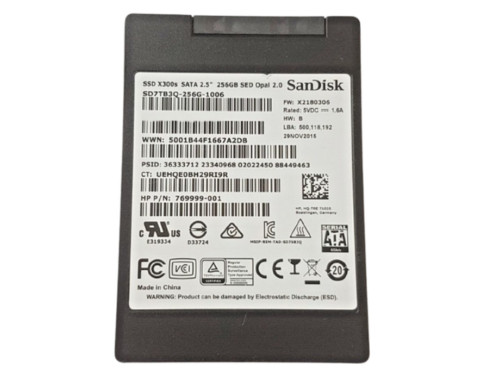 SanDisk SSD X300s 256GB  2.5"  SSD Laptop SD7TB3Q-256G-1006