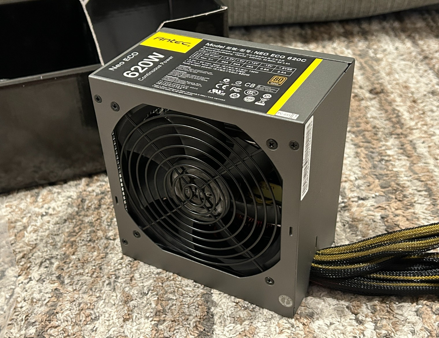 Antec Neo ECO 620C 620W ATX 80 PLUS Power Supply - New Unused Tested