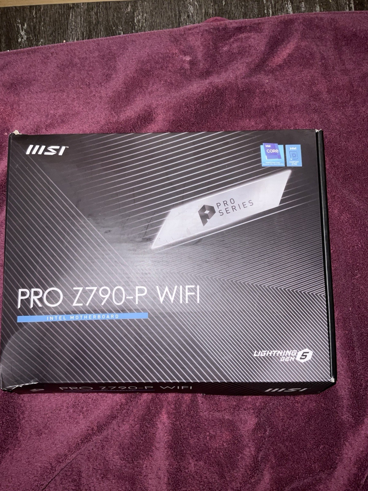 MSI PRO Z790-P WIFI LGA 1700 Intel Z790 SATA 6Gb/s DDR5 ATX Motherboard