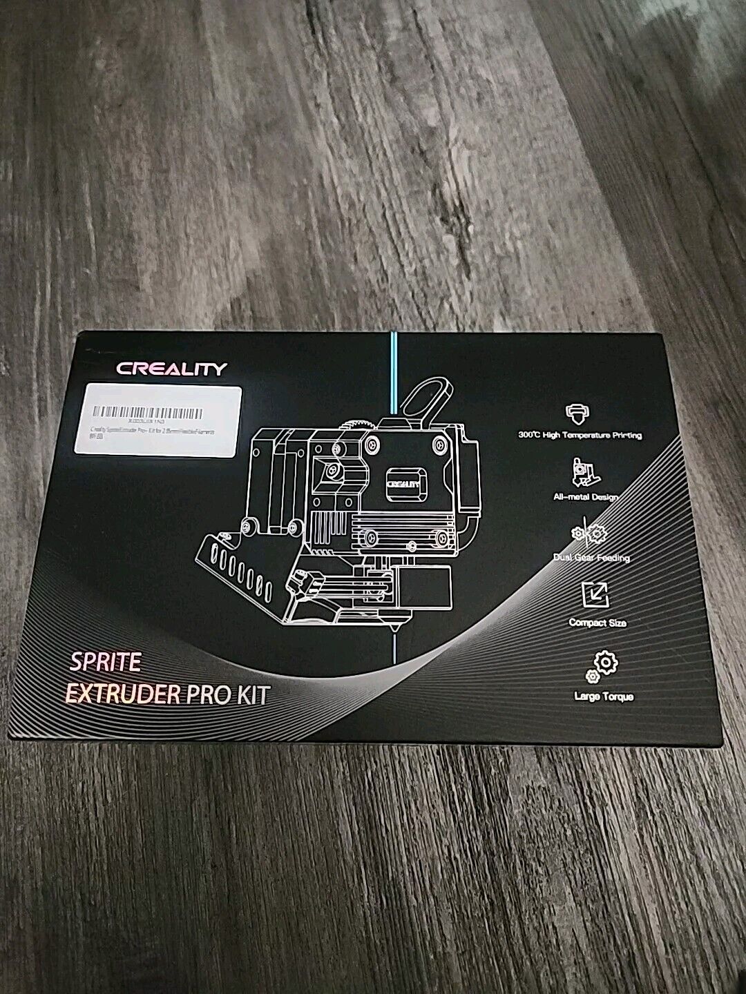 Creality Official Sprite Extruder Pro Upgrade Kit open box