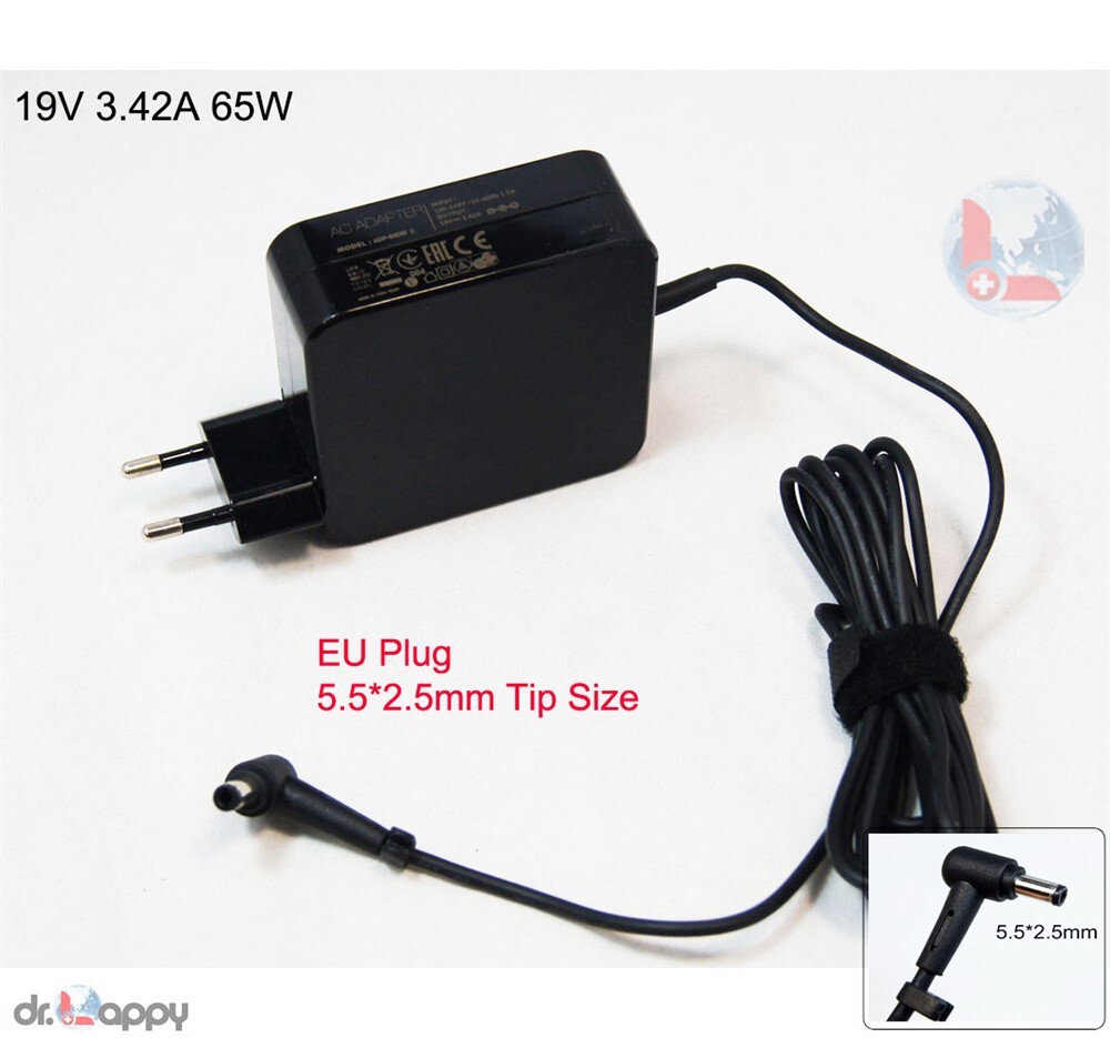 65W EU Power Adapter Charger for ASUS UN62 UN62V Vivo Mini UN65H X450LN X450LNV