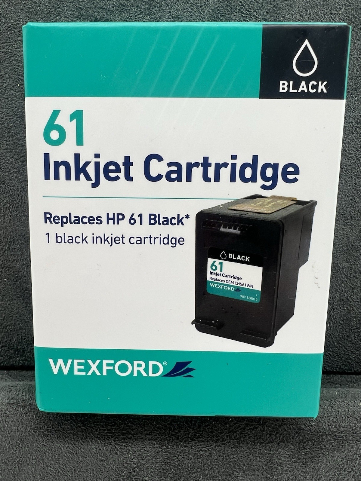 Wexford 61 Inkjet Black Cartridge Replaces HP 61 Black Cartridge  ￼