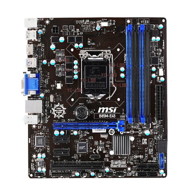 For MSI B85M-E45 Desktop Motherboard LGA1150 DDR3 Intel B85 MATX 32GB