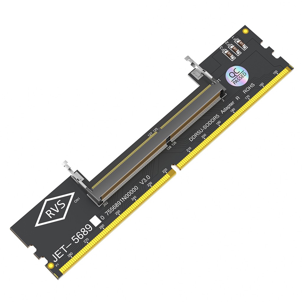 Laptop DDR5 RAM to SO DDR5 U-DIMM Desktop Adapter Card Memory Tester Converter