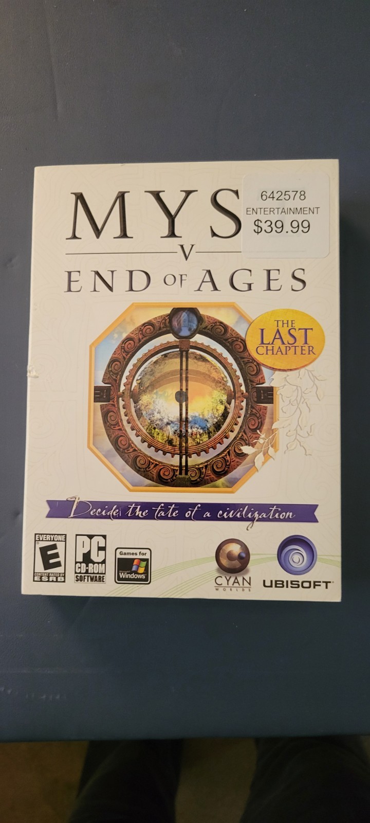 Myst V End of Ages The Last Chapter 3 Disc Set Microsoft Windows 2000/XP 2005 