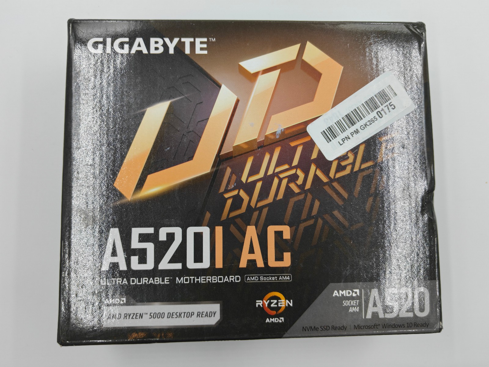 GIGABYTE A520I AC AMD A520 SOCKET AM4 MINI ITX DDR4-SDRAM MOTHERBOARD - BLACK