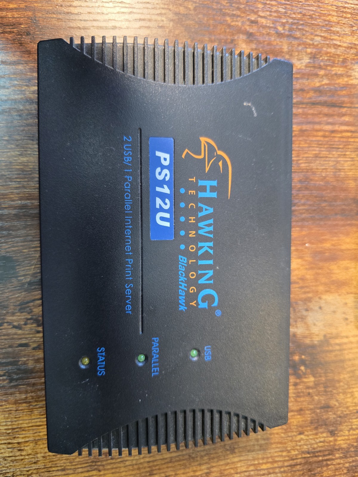 Hawking Technology Black Hawk Ps12u 2 Usb 1 Par Print Server NOT TESTED NO CORD