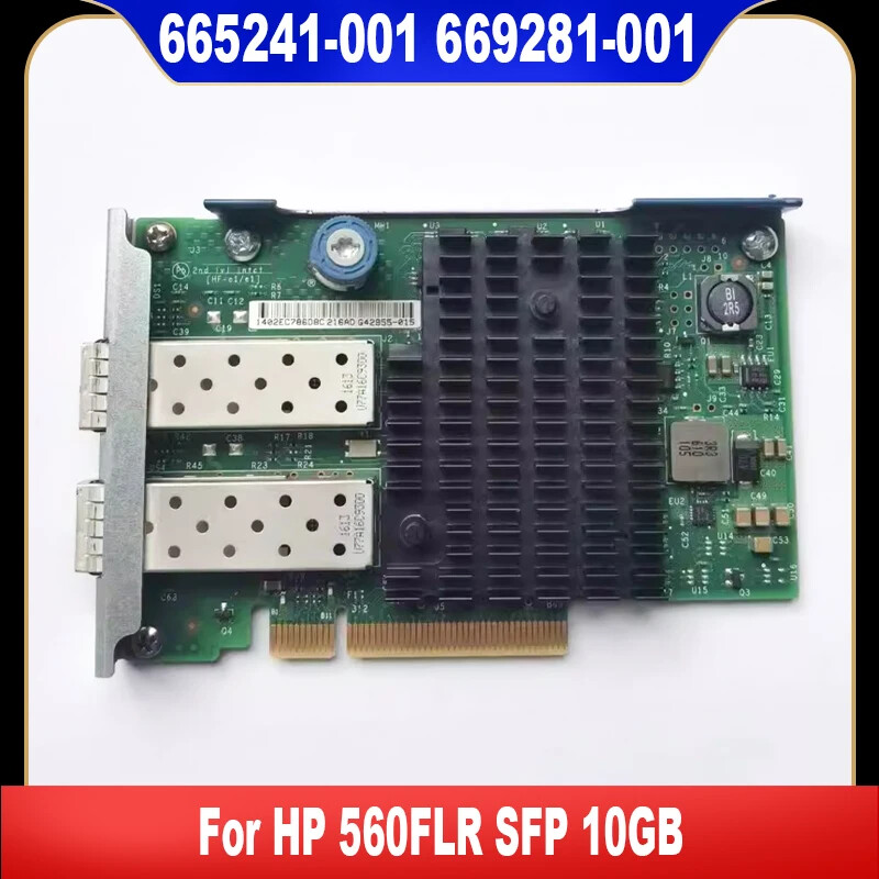 Original 665241-001 669281-001 For HP 10GB G8 G9 Dual-Port Gigabit 560FLR SFP
