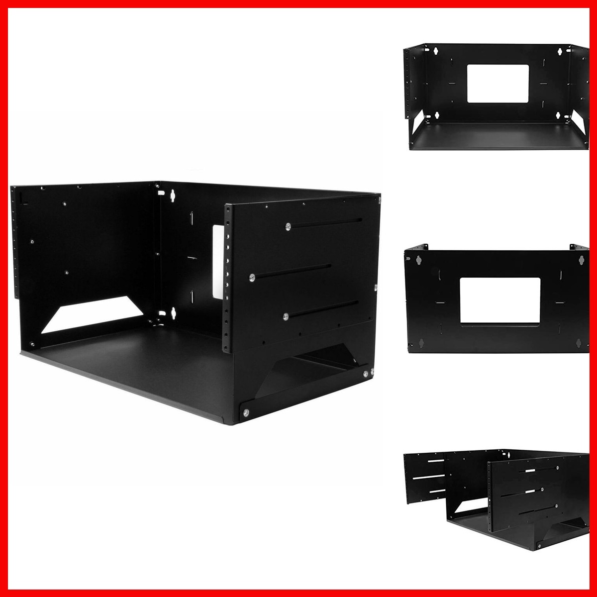 StarTech WALLSHELF4U 4U 2-Post Wall-Mount Open Frame Network Rack