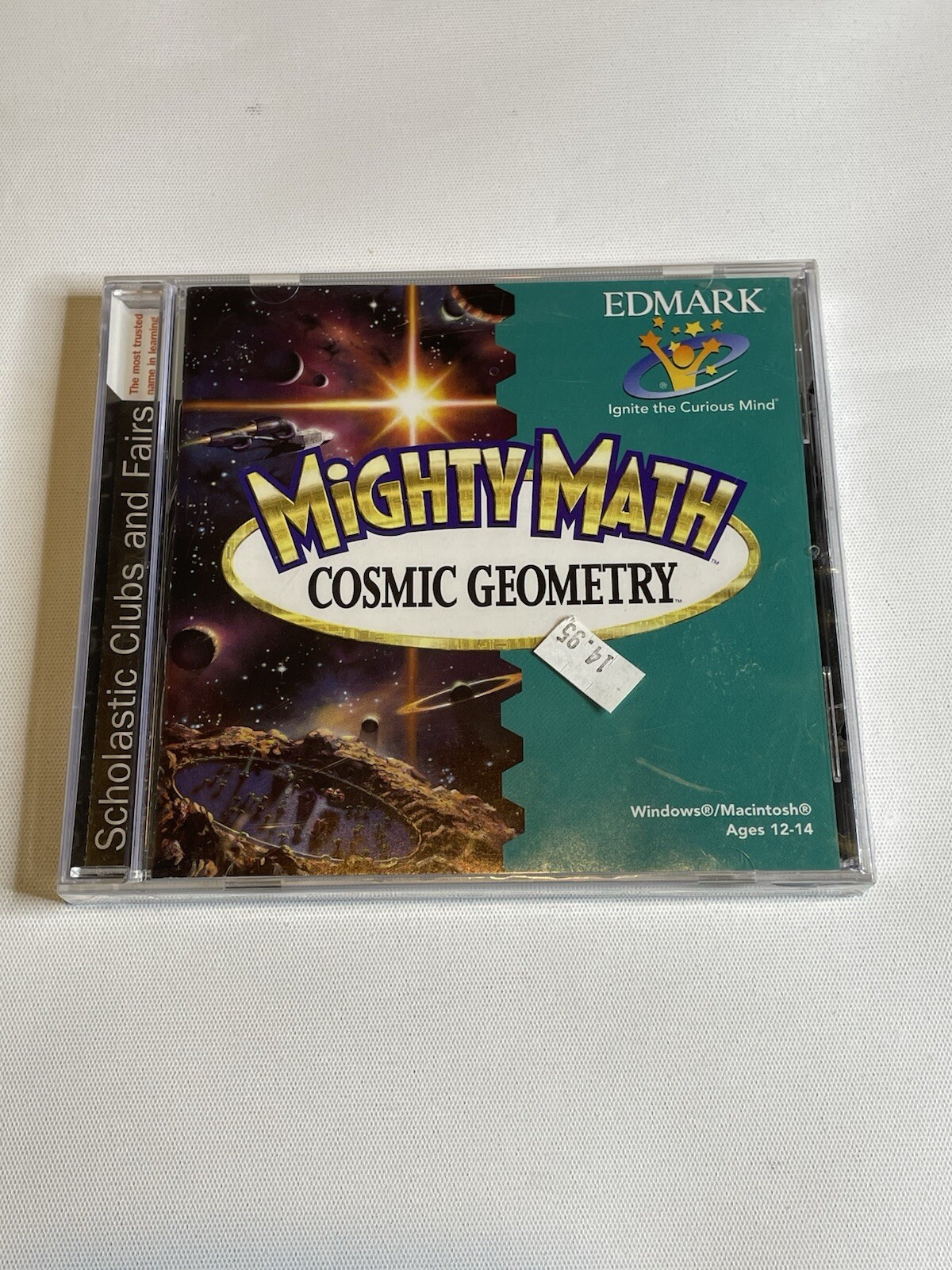 NEW Mighty Math Cosmic Geometry 2005 by Edmark MATHAMATIC SOFTWARE 