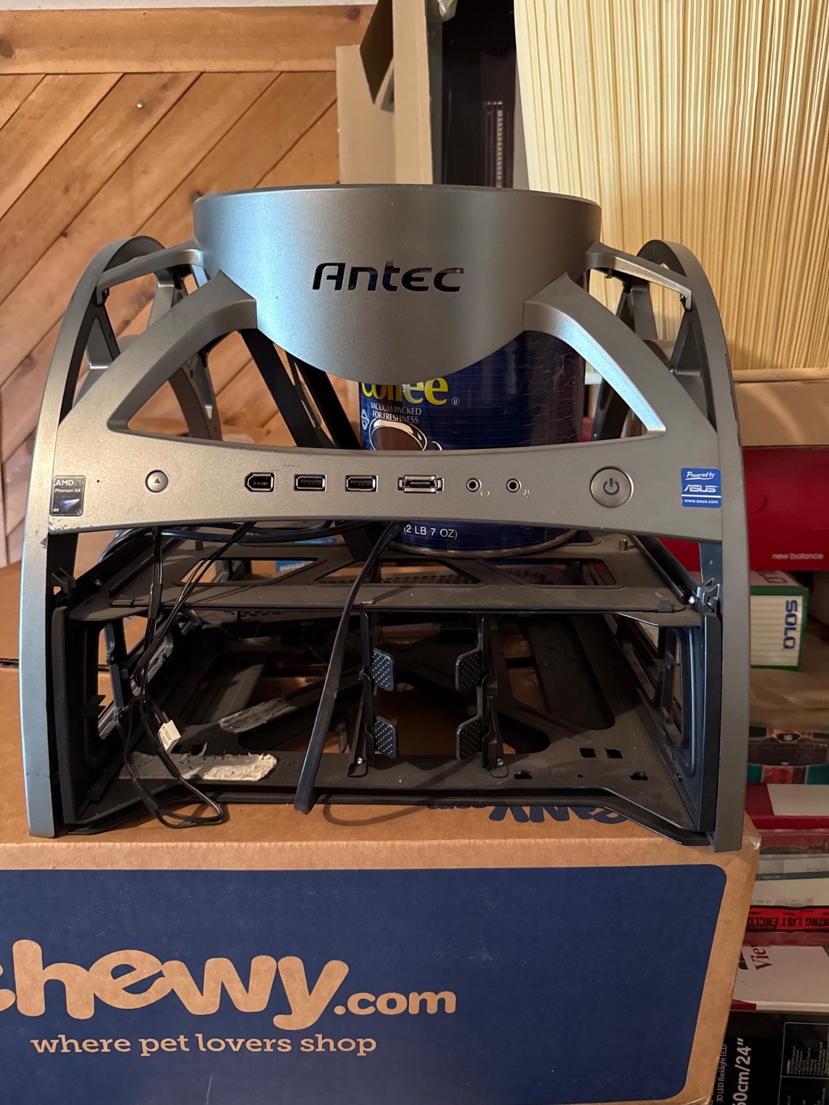 ANTEC Skeleton ATX Mid Tower Open Frame Open Air Computer Case Chassis