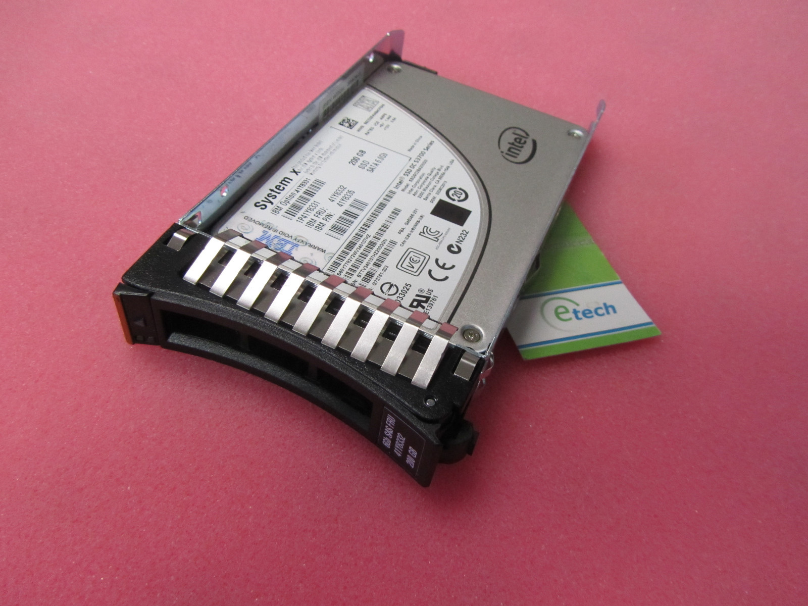 41Y8331 41Y8332- IBM INTEL S3700 200GB SATA 2.5-inch MLC Hot-Swap Enterprise SSD