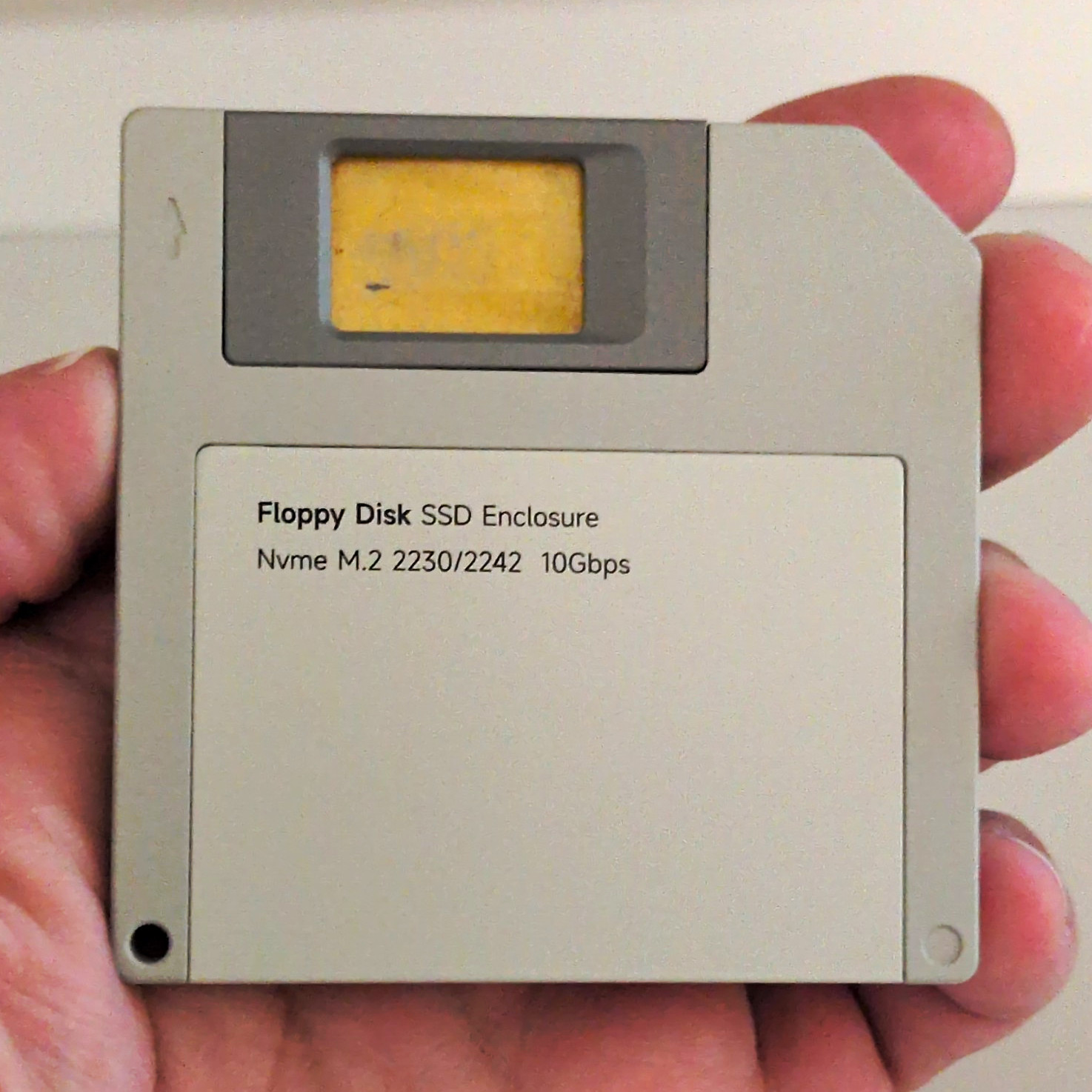 HAGIBIS Floppy Disk Enclosure USB-C 10Gbps W/ 975GB Lenovo OEM NVMe M.2 2230 SSD