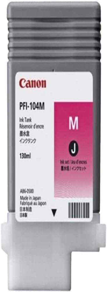 Canon dye magenta ink PFI-104M 3631B001AA for Canon iPF650/655/750/755/760/765