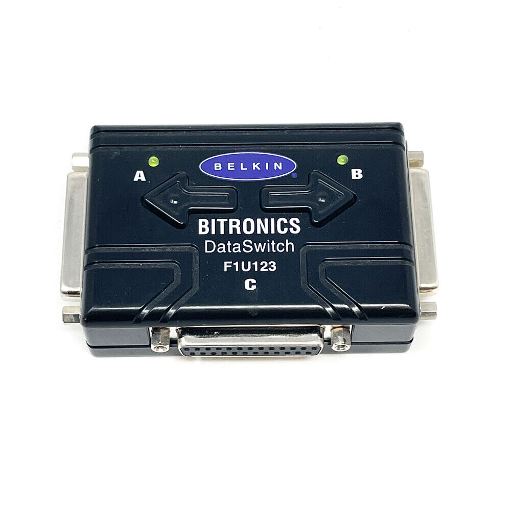 Belkin Bitronics F1U123 Data DualBus Switch Kit - Fast and Secure from USA