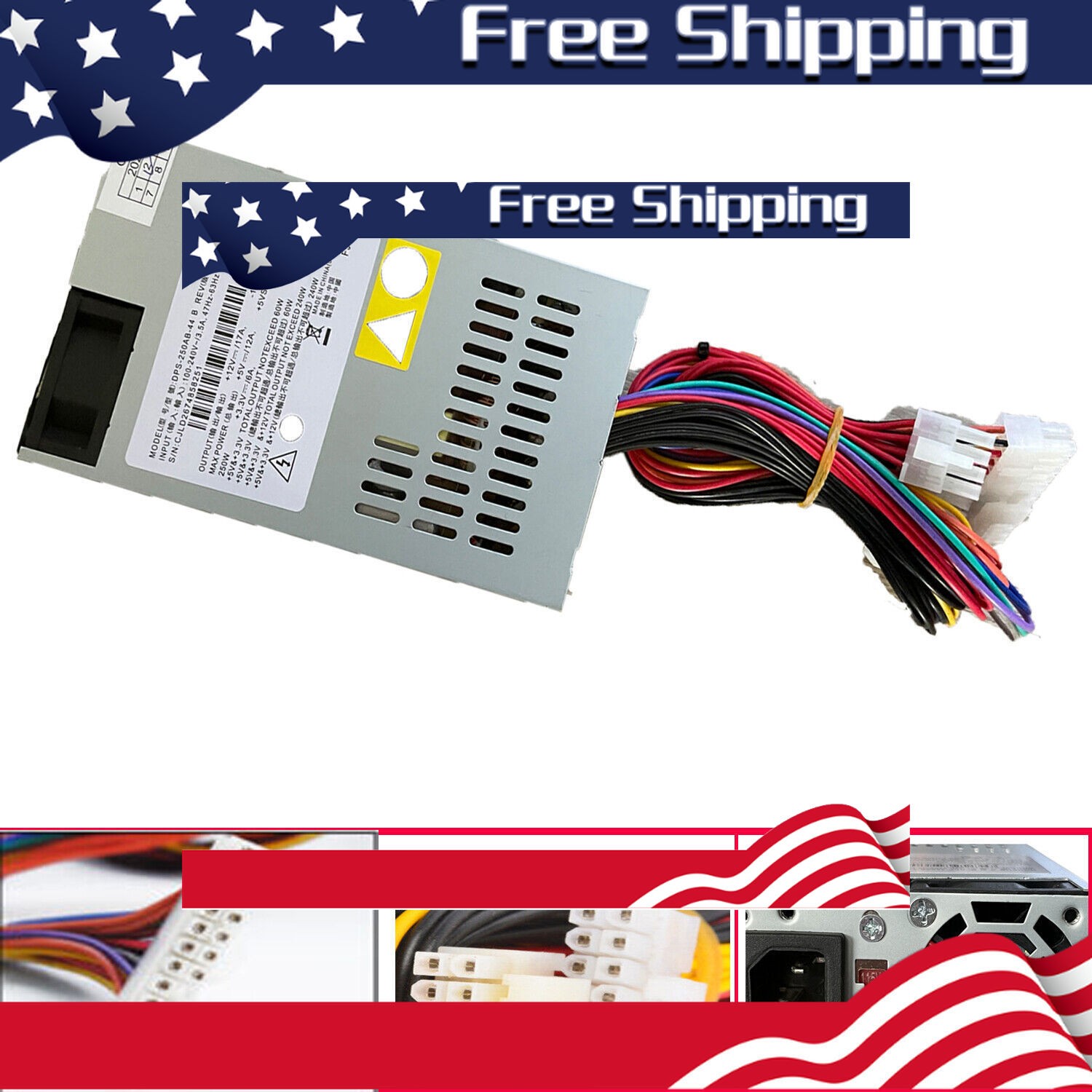 250W Power Supply PSU For Synology DPS-250AB-44B DS1515+ DS1010+ DS1815+ DS1812+