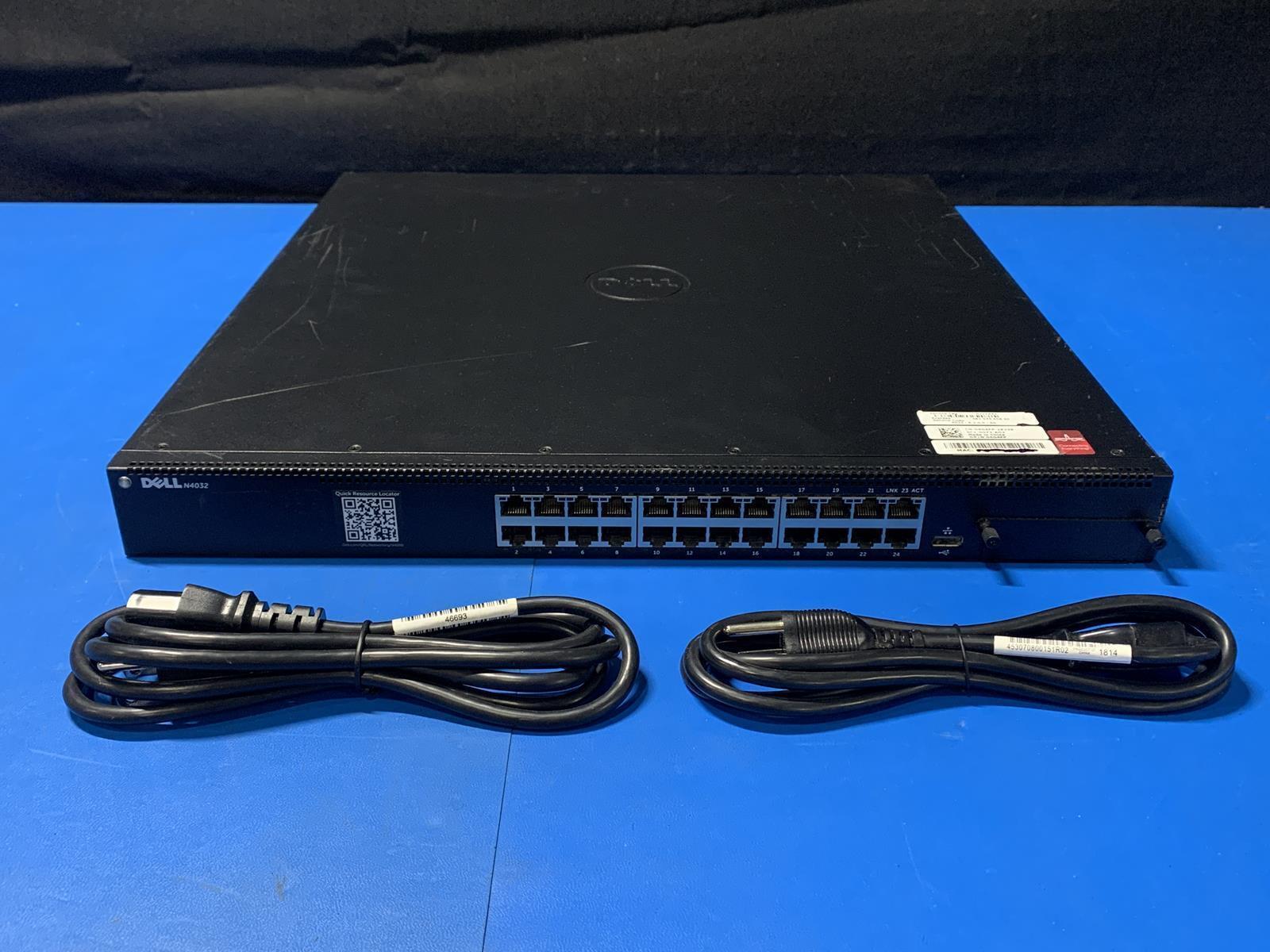 Dell N4032 PowerConnect 8132 24-Port 10Gb Ethernet Network Switch