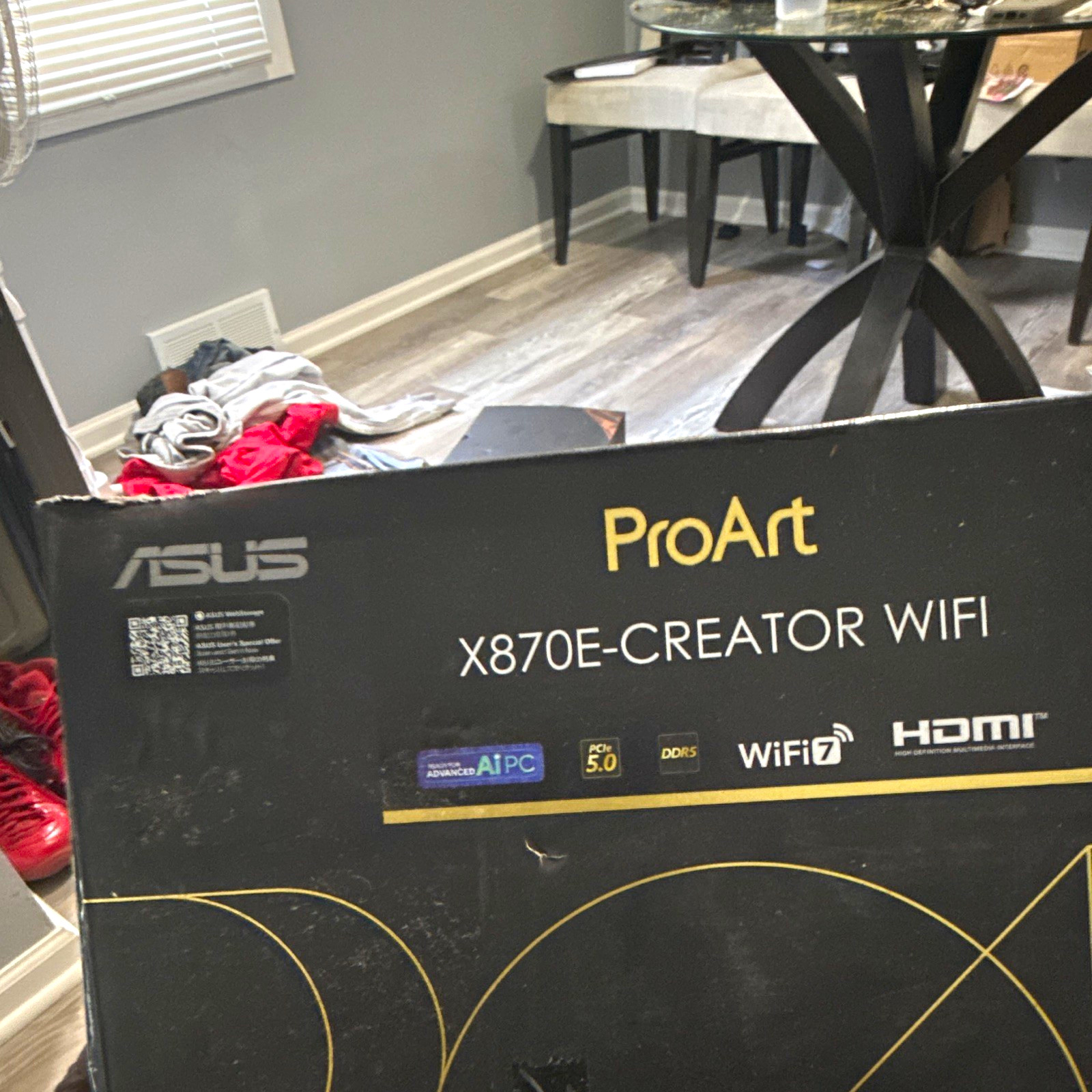 ASUS ProArt X870E-CREATOR WIFI AM5 ATX DDR5 WiFi 7 PCIe 5.0 Motherboard
