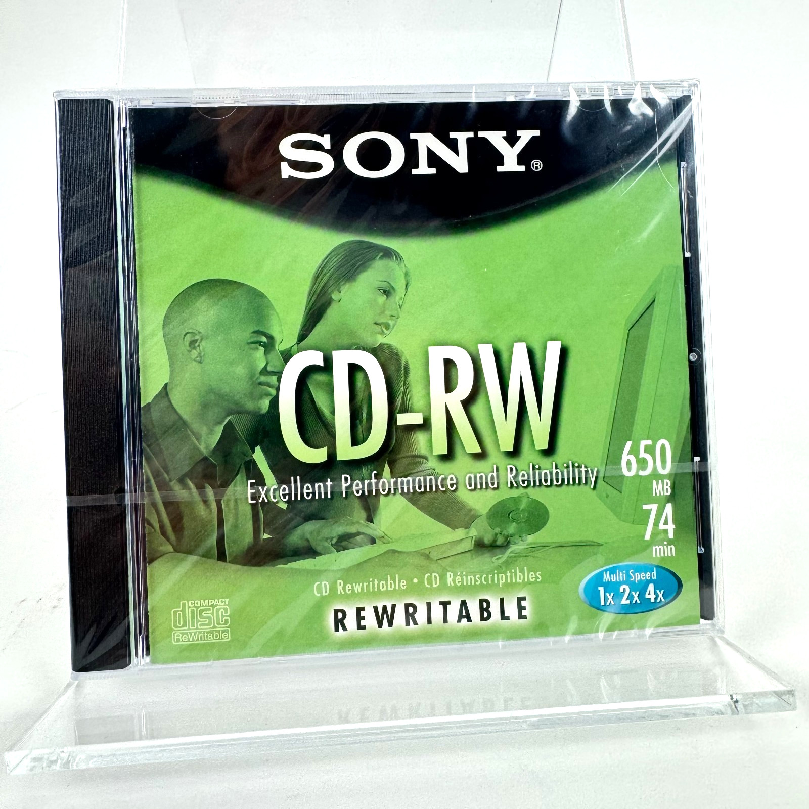 Sony CD-RW 650MB 74min New Sealed Rewritable CDRW650L