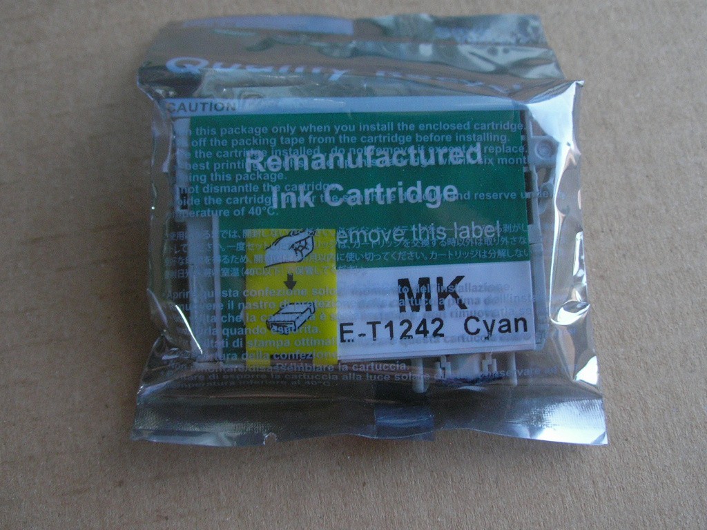 1PK for Epson T124 T1242 Ink Cartridge for Workforce 320 NX230 NX420 NX430