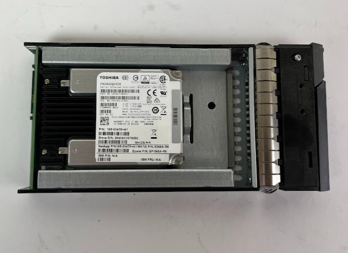 NetApp X366A-R6 1.6TB 12G SAS SSD Toshiba PX04SVQ160B 108-00478+A1