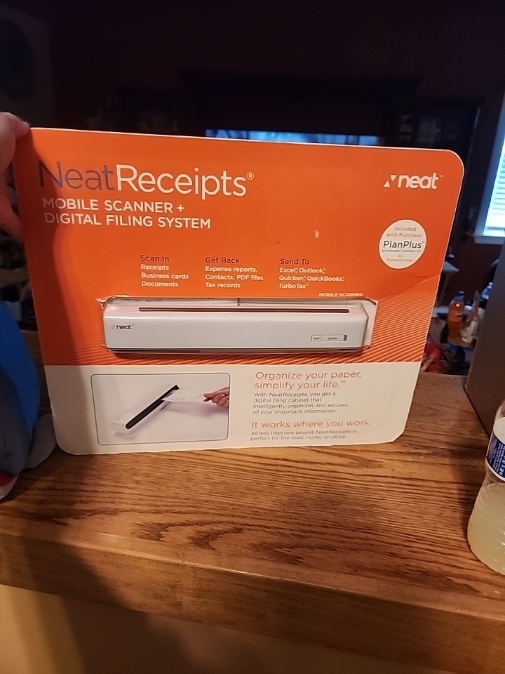 Neat Receipts Mobile Scanner + Digital Filling System New Sealed 