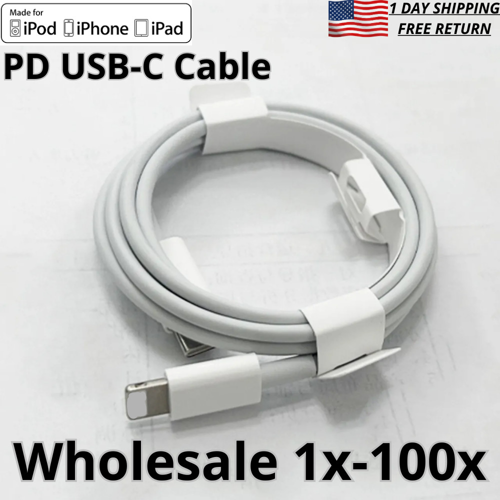 New Fast Charging USB-C Cable For iPhone 14 13 12 11 Pro Max PD Cord Lot
