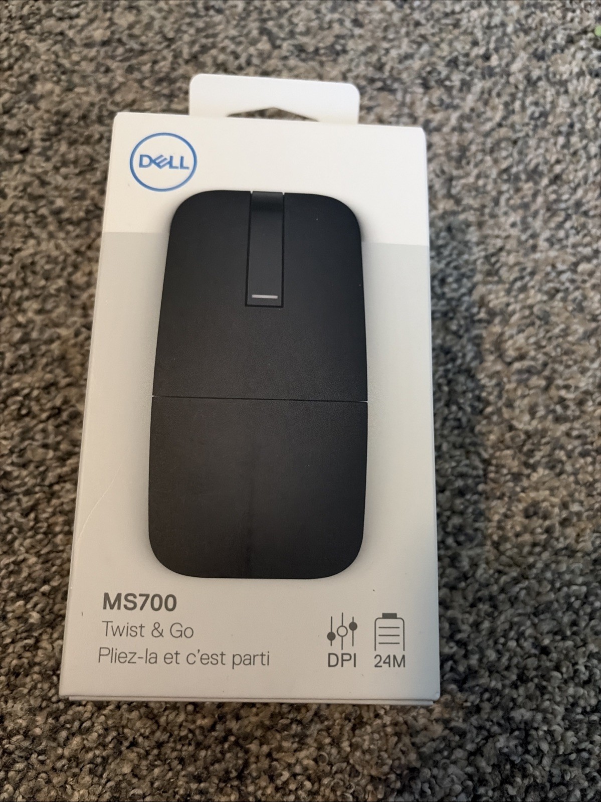Dell MS700 Wireless Optical Mouse Black