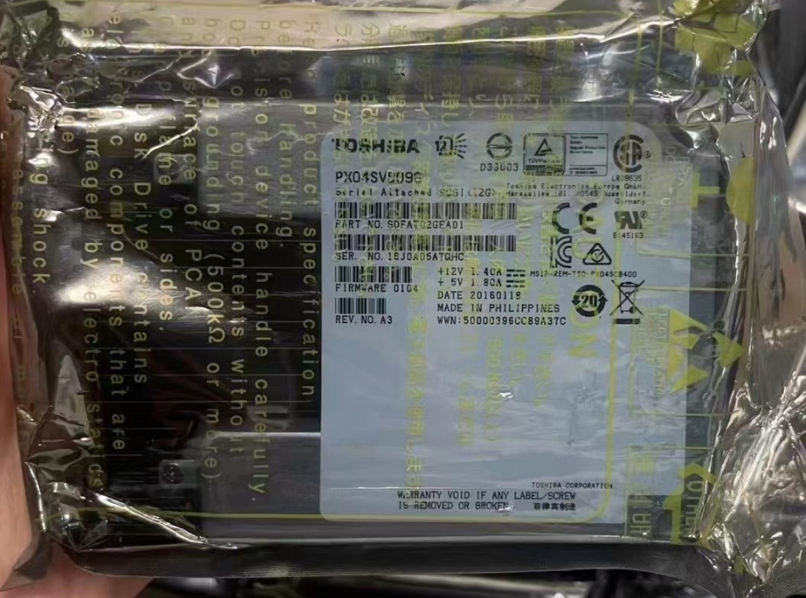 Toshiba PX04SVB096 960GB SSD MLC SAS 12Gbps 2.5" Enterprise Solid State Drive