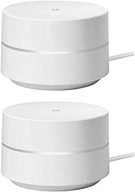 Google Nest Wifi GJ2CQ AC1200 Dual-Band Mesh Wi-Fi System w/Power -  WHITE