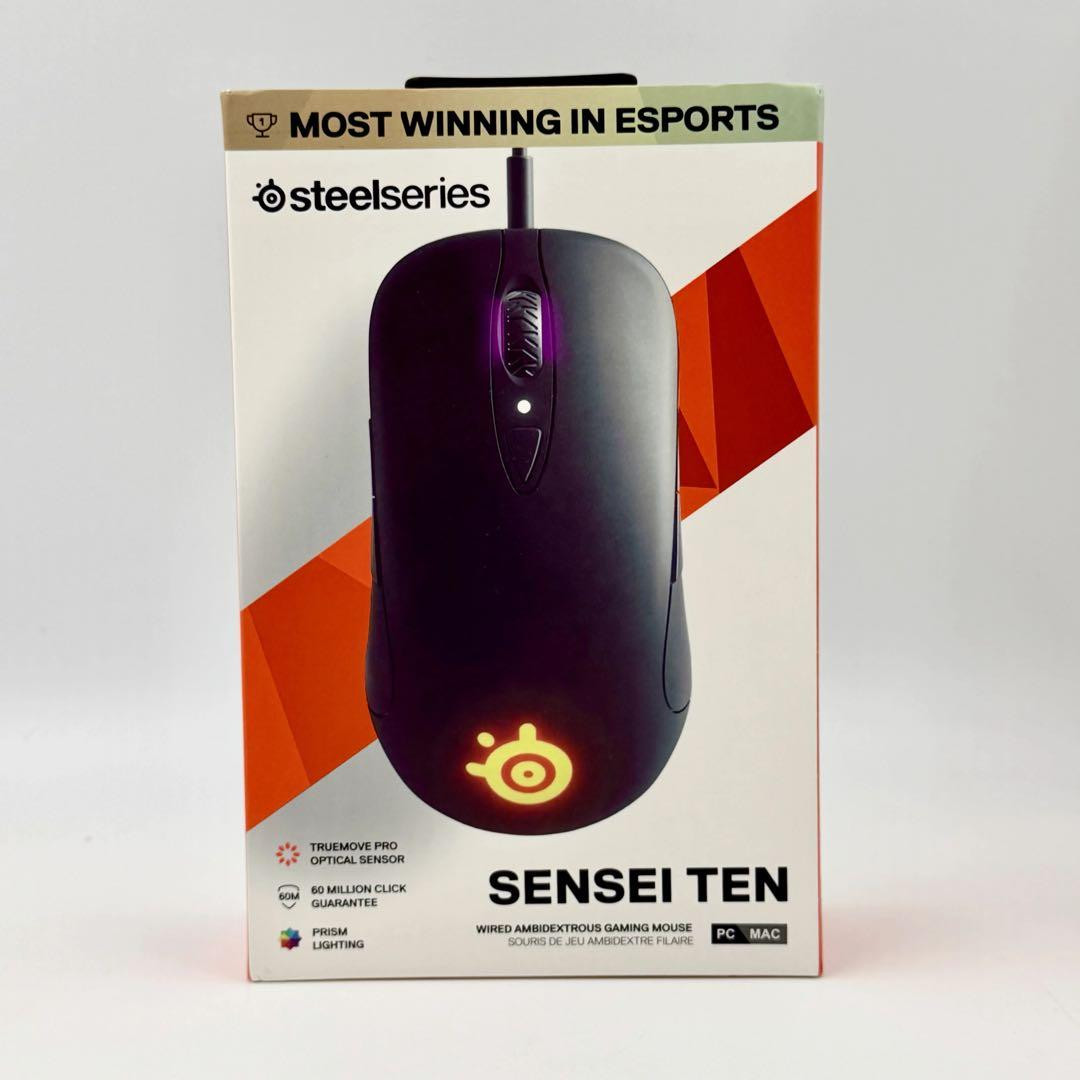 SteelSeries Sensei Ten Wired Gaming Mouse Ambidextrous 18000 CPI Black Japan