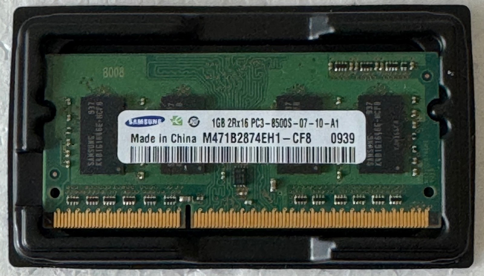 Samsung and Elpida 1GB 2Rx16 PC3 8500S RAM Lot of 12