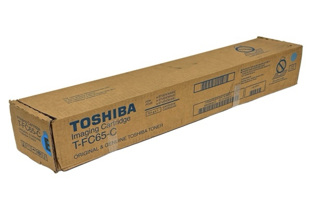 Genuine Toshiba T-FC65-C Cyan Toner Cartridge