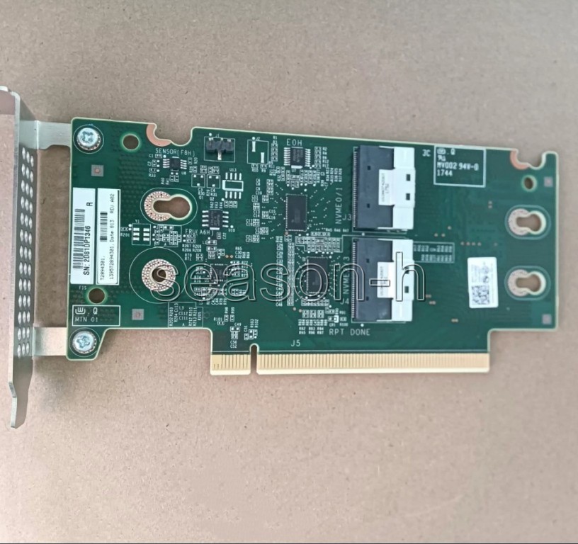 Lenovo SlimSAS 1 to 2 NVMe U.2 Expansion card SFF-8654-8i Port 00PH650