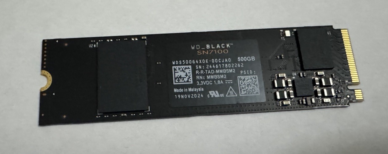 Western Digital SN770 500GB M.2 2280 NVMe Internal SSD WDS500G4X0E Used