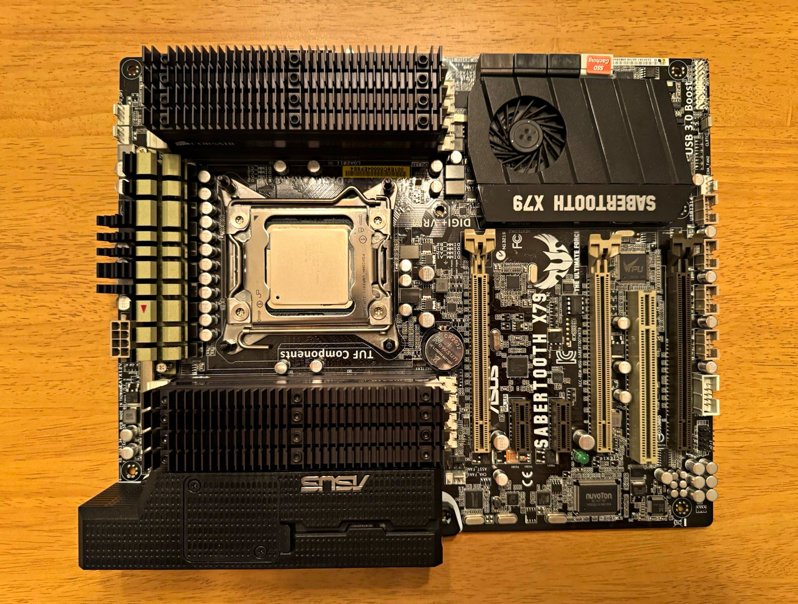 ASUS Sabertooth X79 + Intel i7-3960X + 64GB Corsair Dominator DDR3 Tested