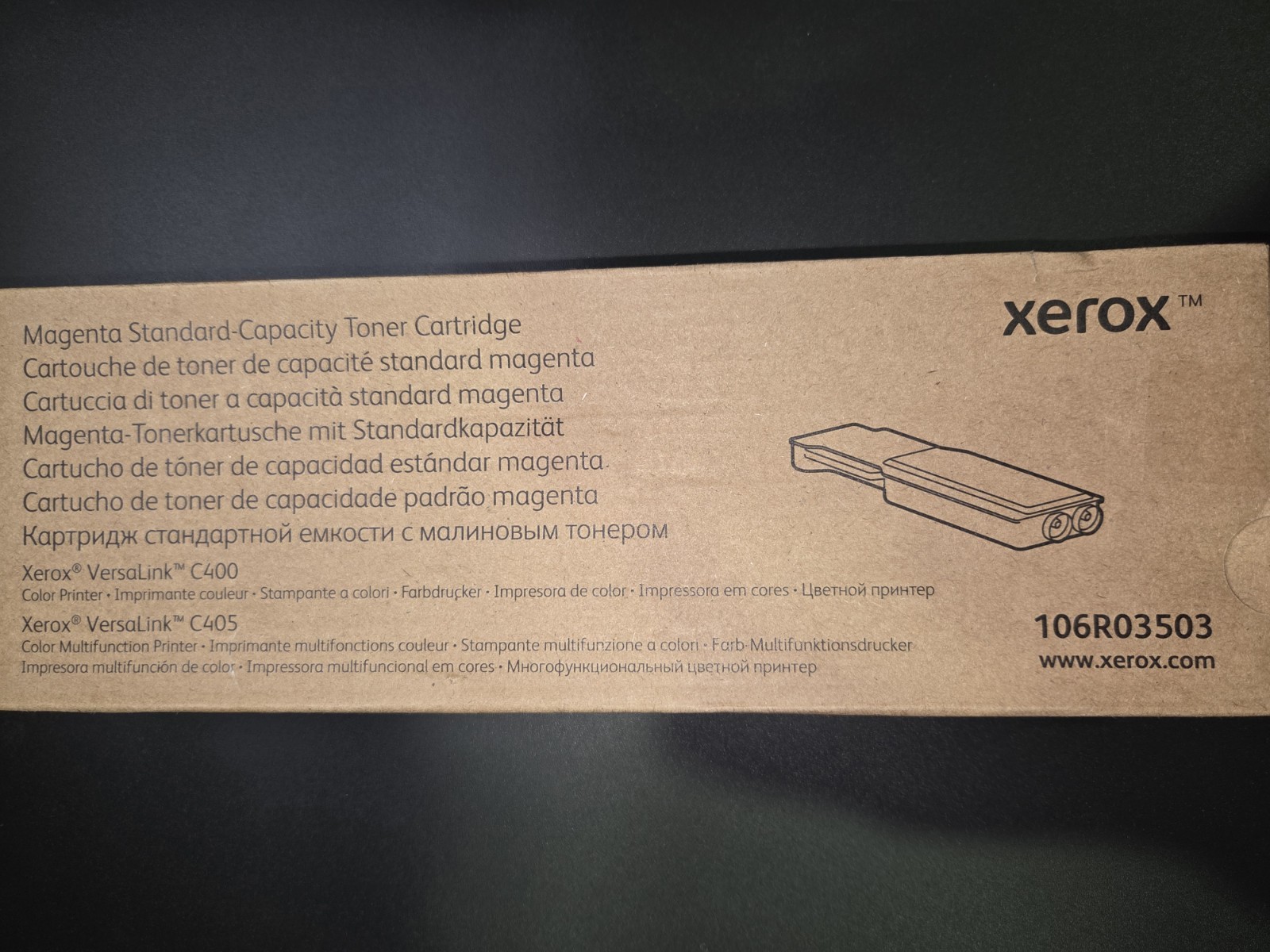 NEW OEM - XEROX 106R03503 Standard Capacity MAGENTA Toner for C400 C405 - SEALED
