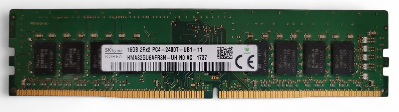 16GB SK Hynix HMA82GU6AFR8N-UH DDR4 PC4-2400T UDIMM Desktop Memory