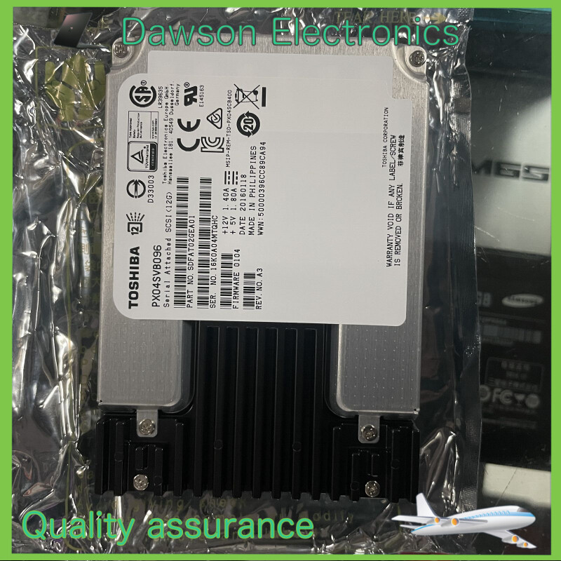 Toshiba Enterprise PX04SVB096 960GB MLC SAS SSD 12G/s 2.5" PLP REV.NO.A3