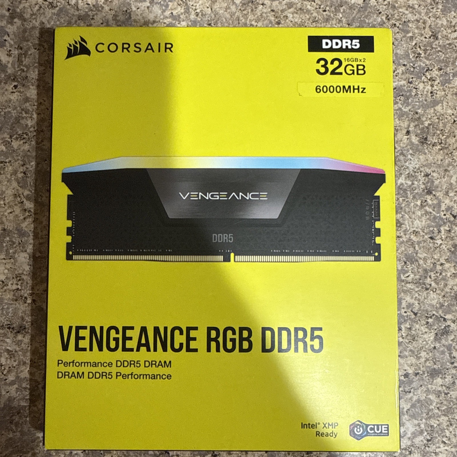 ✔SEALED✔ CORSAIR VENGEANCE RGB 32GB (2x16GB) 6000 MT/s (INTEL XMP) *CL36* DDR5