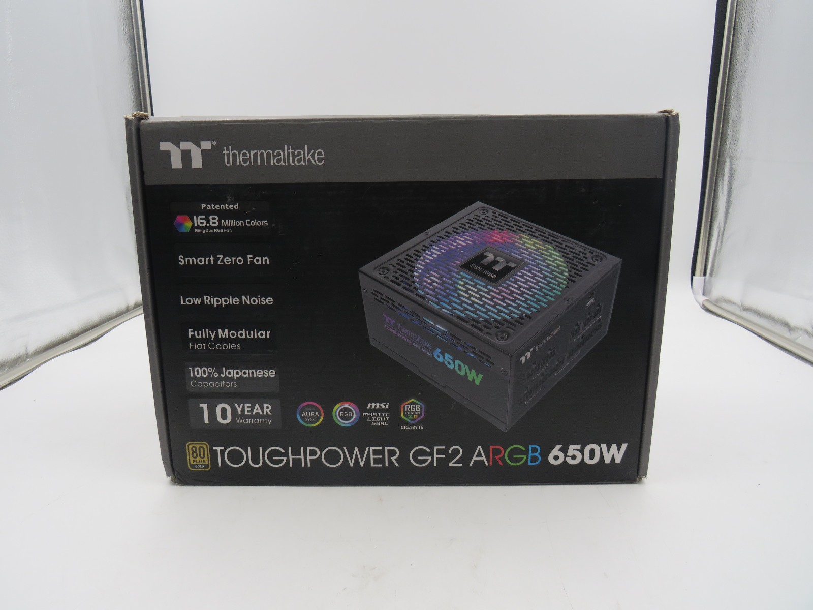Thermaltake Smart Pro RGB Power Supply 650W Gold Plus FOR PARTS / UNTESTED