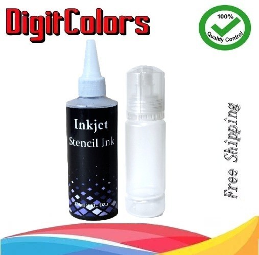120ml Tattoo Stencil Ink for Eco Tank Inkjet printer with free refill bottle