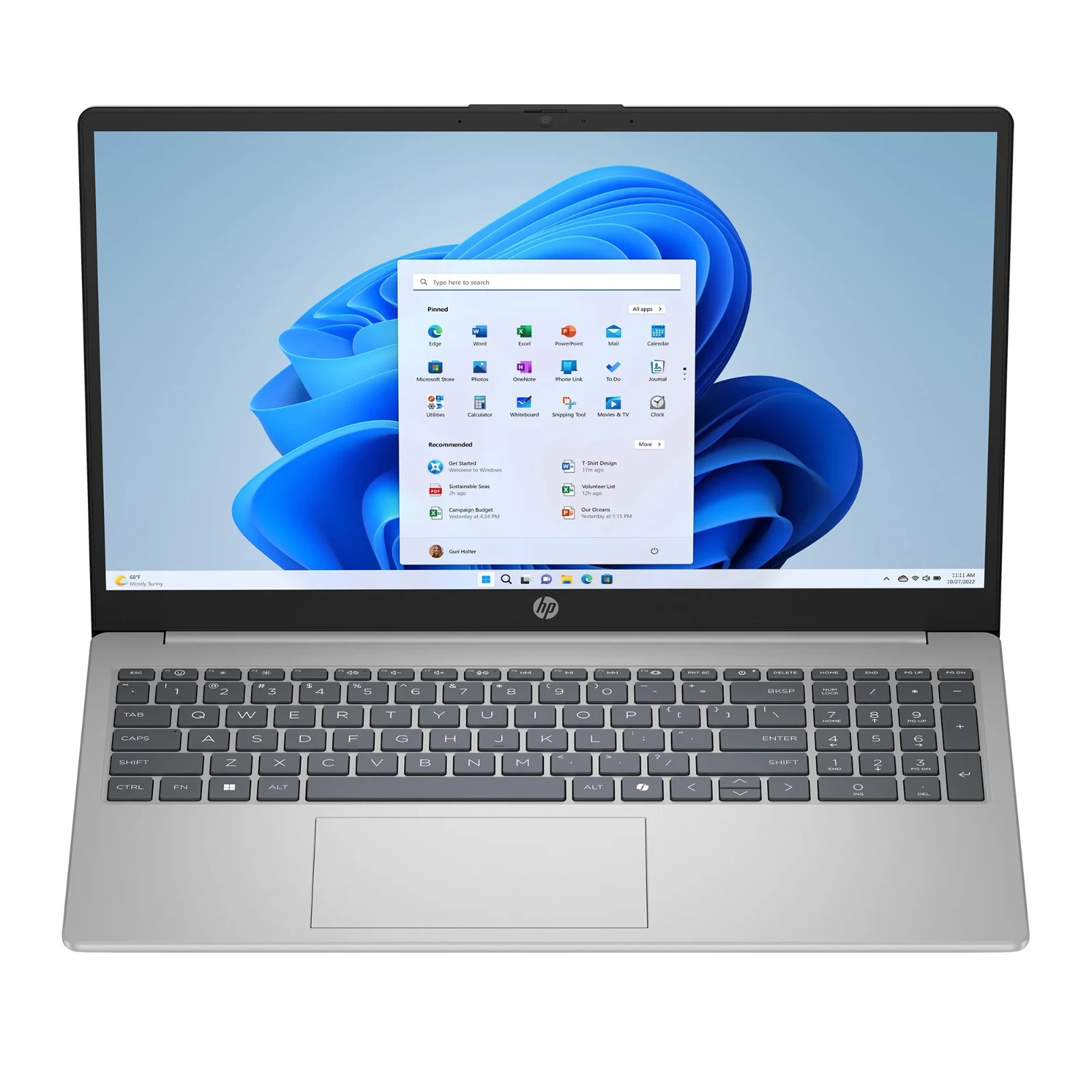 HP 15-fd0016ca 15.6" FHD Laptop Intel N100 4GB DDR4 128GB UFS Win 11 Home