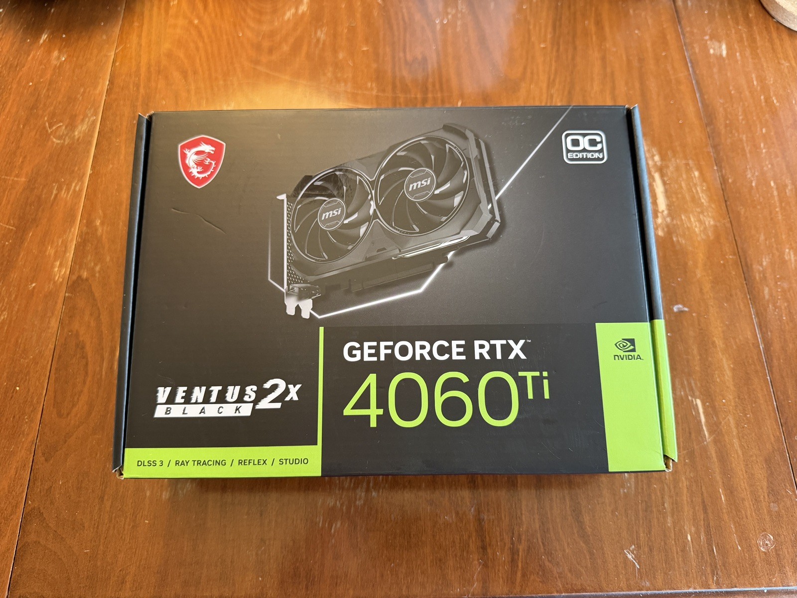 MSI RTX 4060 Ti Ventus 2X 16GB OC (black)