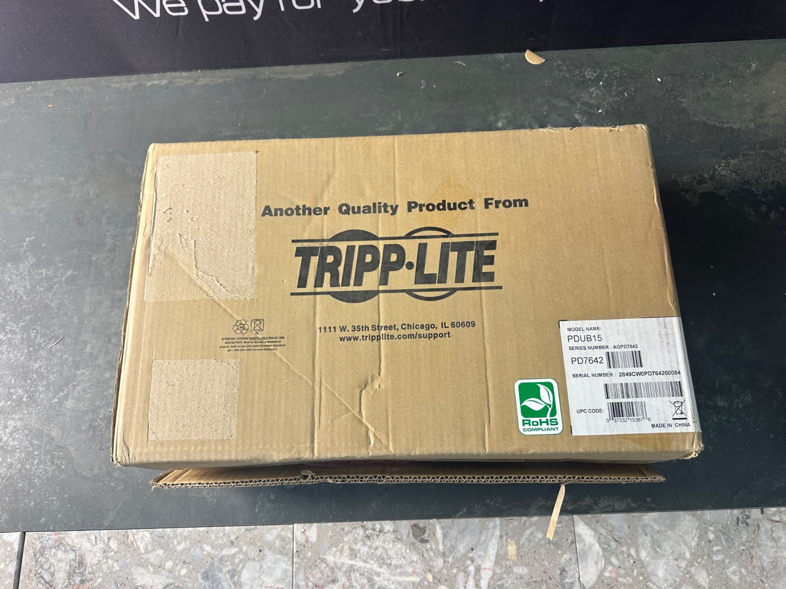 Tripp Lite PDUB15 15A 120V 1U Hot Swap Bypass PDU Dual Input 6 Outlet 5-15R NIB