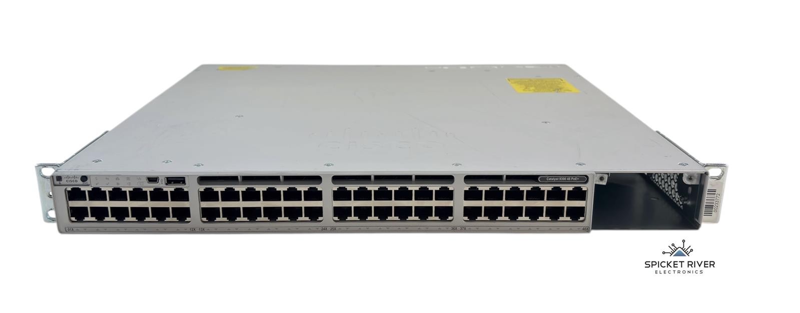 Cisco C9300-48P-E V02 Catalyst 9300 48-Port PoE+ Network Switch 2x 715W PSU