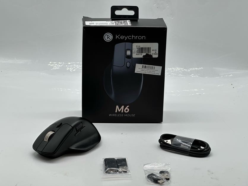 Keychron M6 Ultra Silent Wireless Gaming Mouse - Black