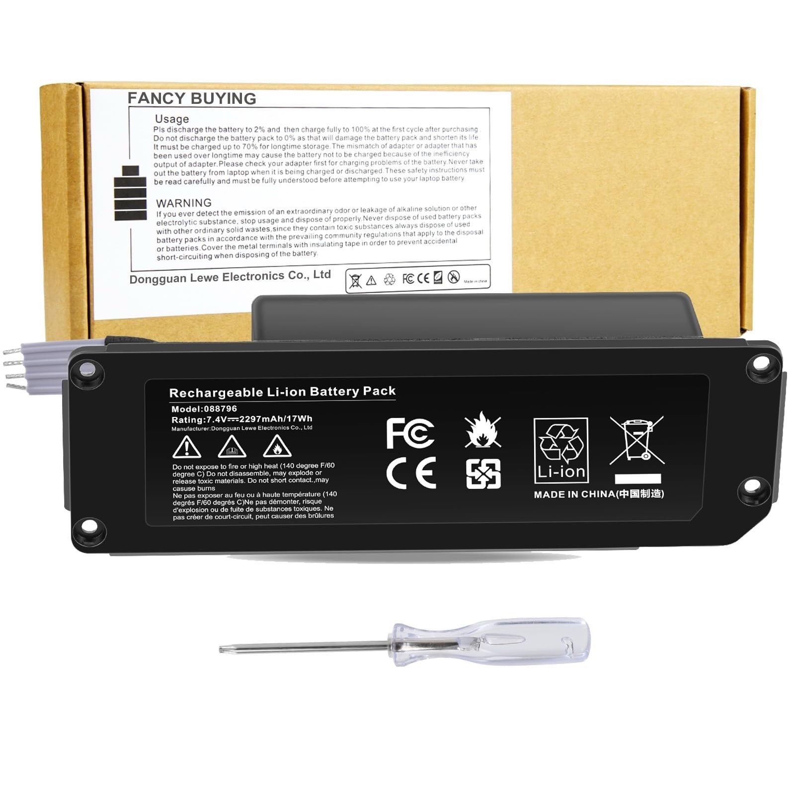 2297mAh 088789 088796 088772 080841 Battery for Bose Soundlink Mini 2 II Speaker