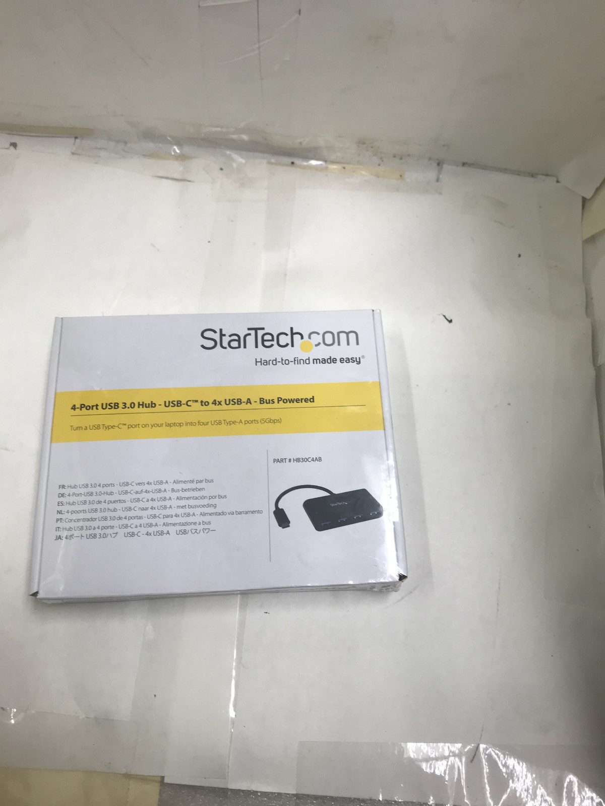 StarTech USB 3.0 Hub HB30A3A1CFB 4port usb 3.0 hub ueb-c to 4 usb-a bus powered