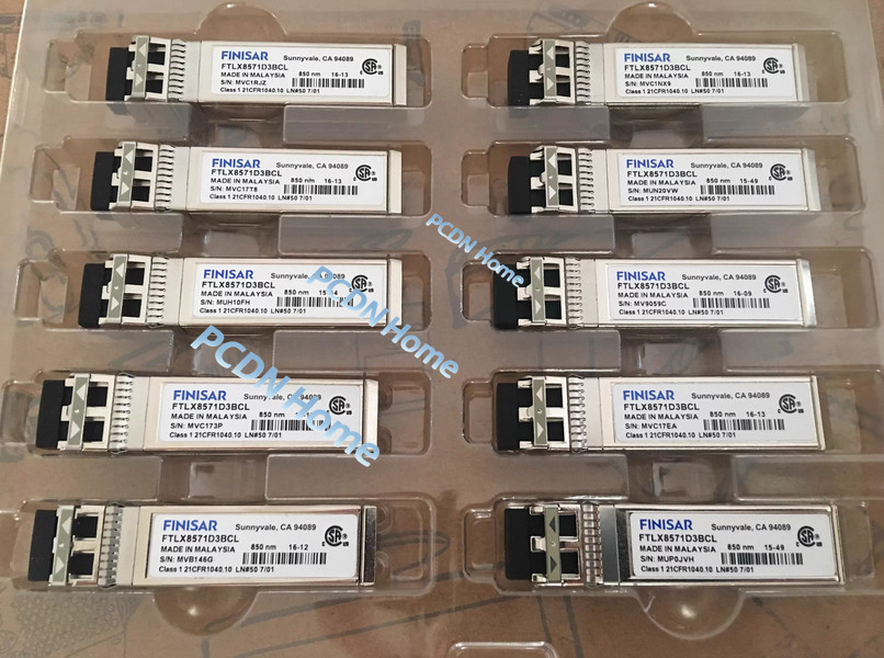 1Pcs Finisar FTLX8571D3BCL 10G 300m Multimode SFP+ Transceiver-
